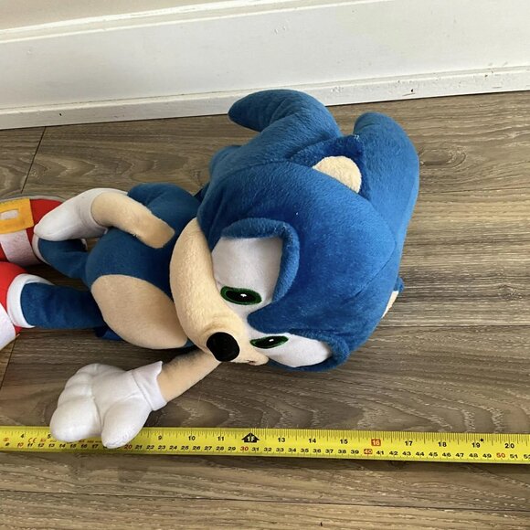 Plush Backpack Cartoon Sonic Hedgehog Shadow Super Sonic Plush Toy - Picture 4 of 4